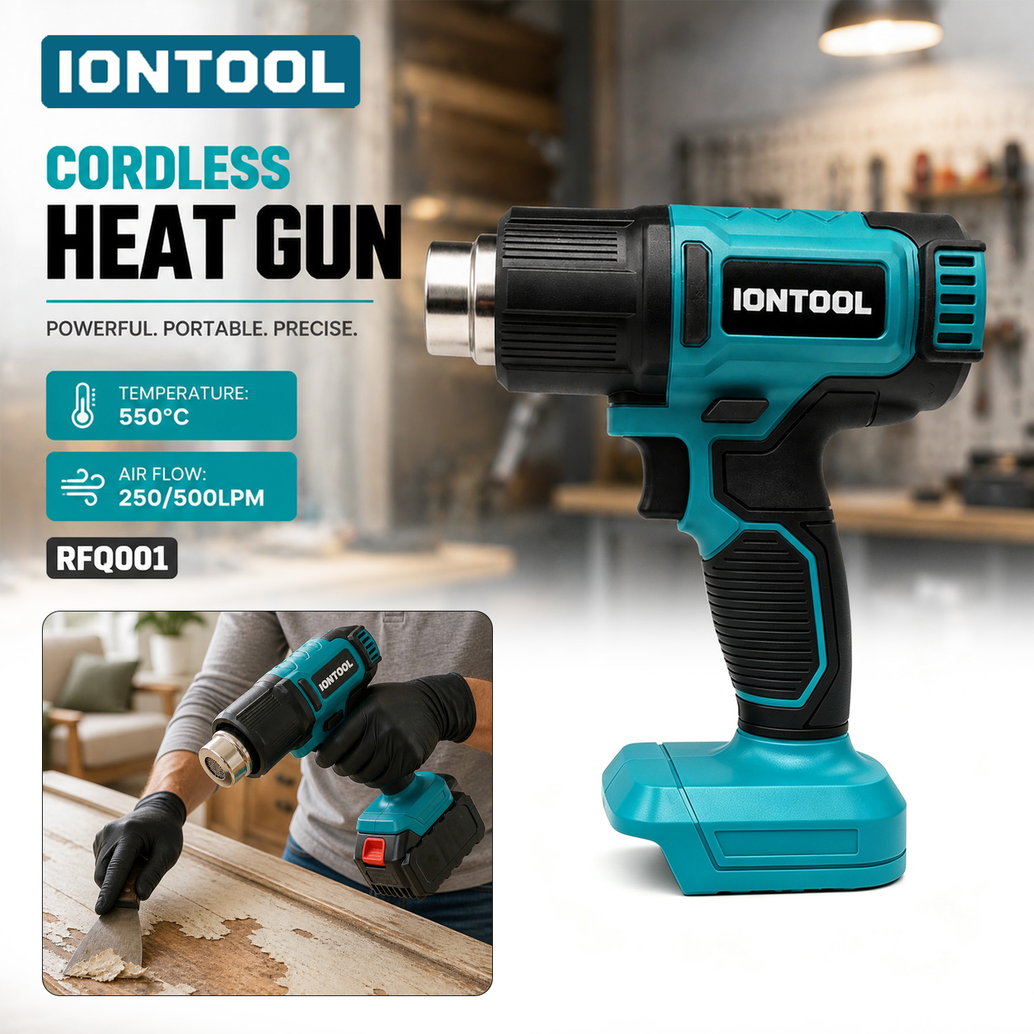 Heat Gun Small - Pistola de Ar Quente Portátil Sem