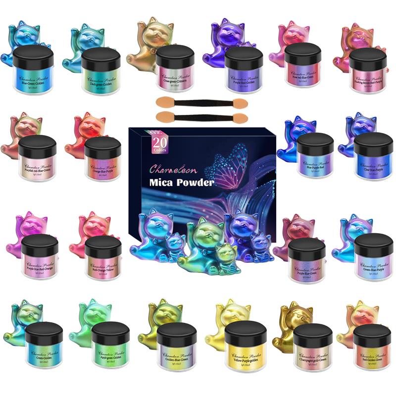 Epoxy Uv Resin Kit - Color-Changing Epóxi Resina Pigment Set, UV