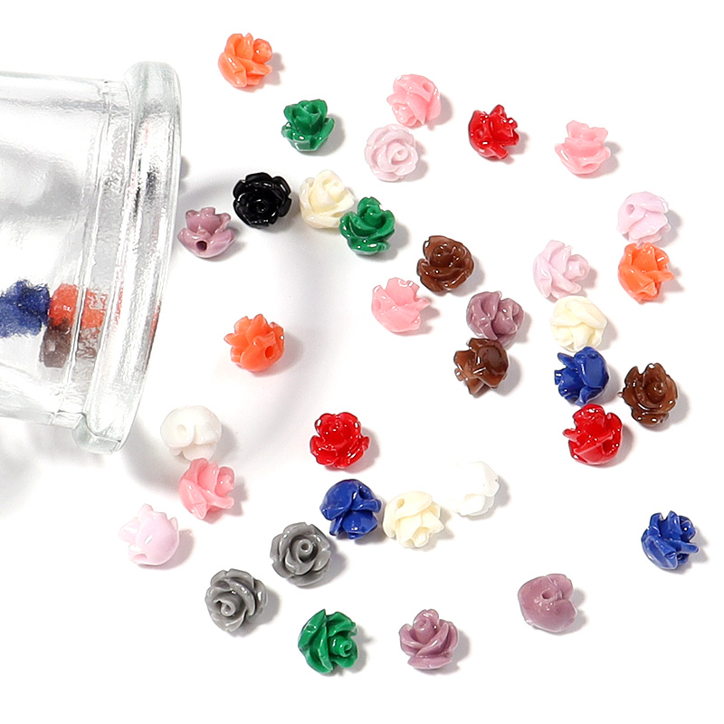Flower Preservation Resin - 30 pçs resina imitação coral flor