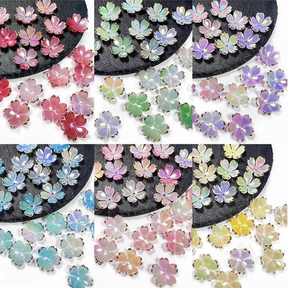 Flower Preservation Resin - 50 peças/lote 19mm Contas de Acrílico