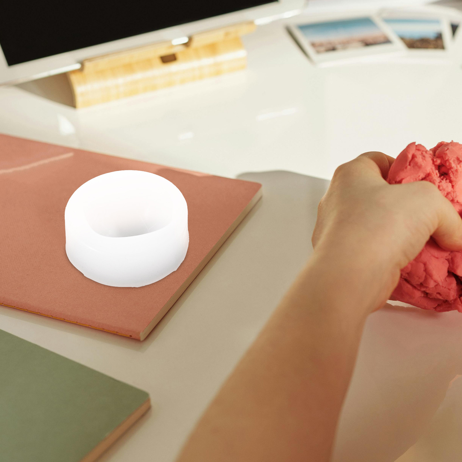 Crafting Resin - Molde de Silicone para Rosto em