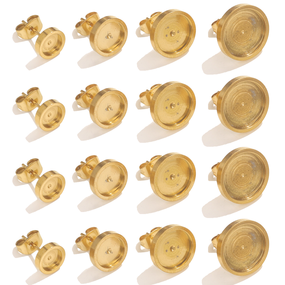 Resin Craft Projects - 10 pçs de aço inoxidável ouro