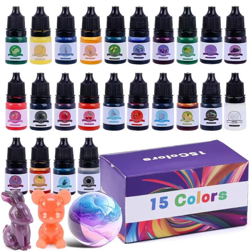 Pigmento de cor de resina epóx - Epoxy Uv Resin Kit avaliação e preço