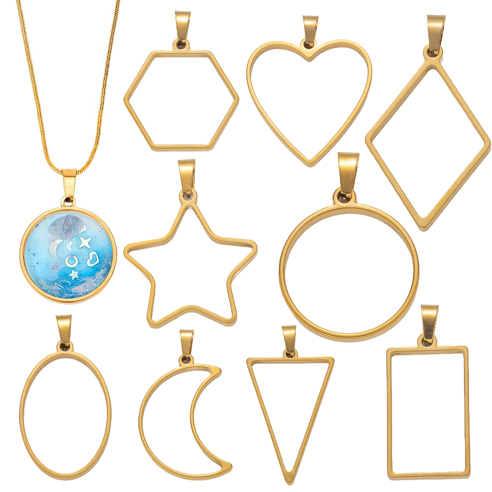5 pçs de aço inoxidável aberto - Resin Craft Projects avaliação e preço