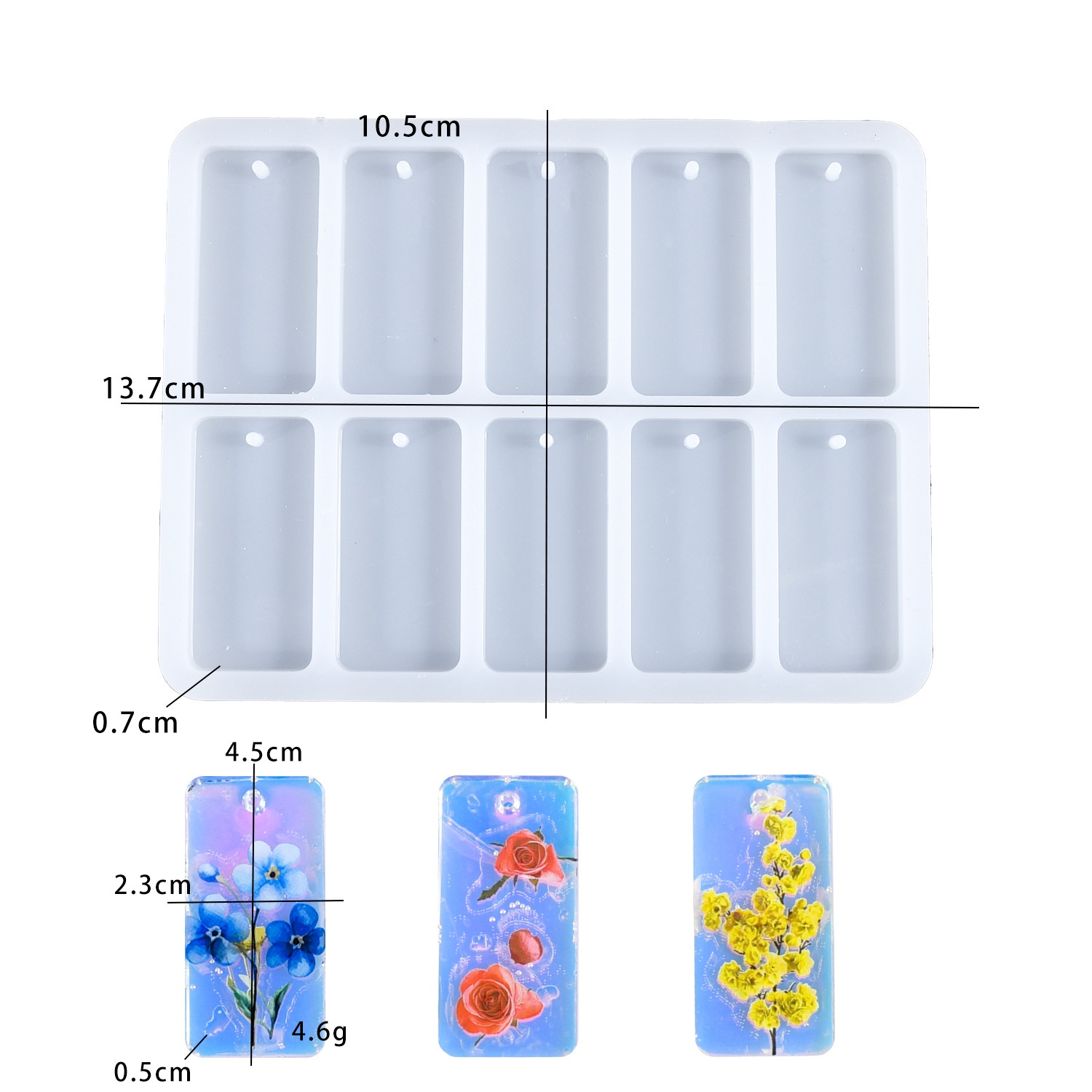 Molde de silicone DIY para res - Silicone Mold Tray avaliação e preço