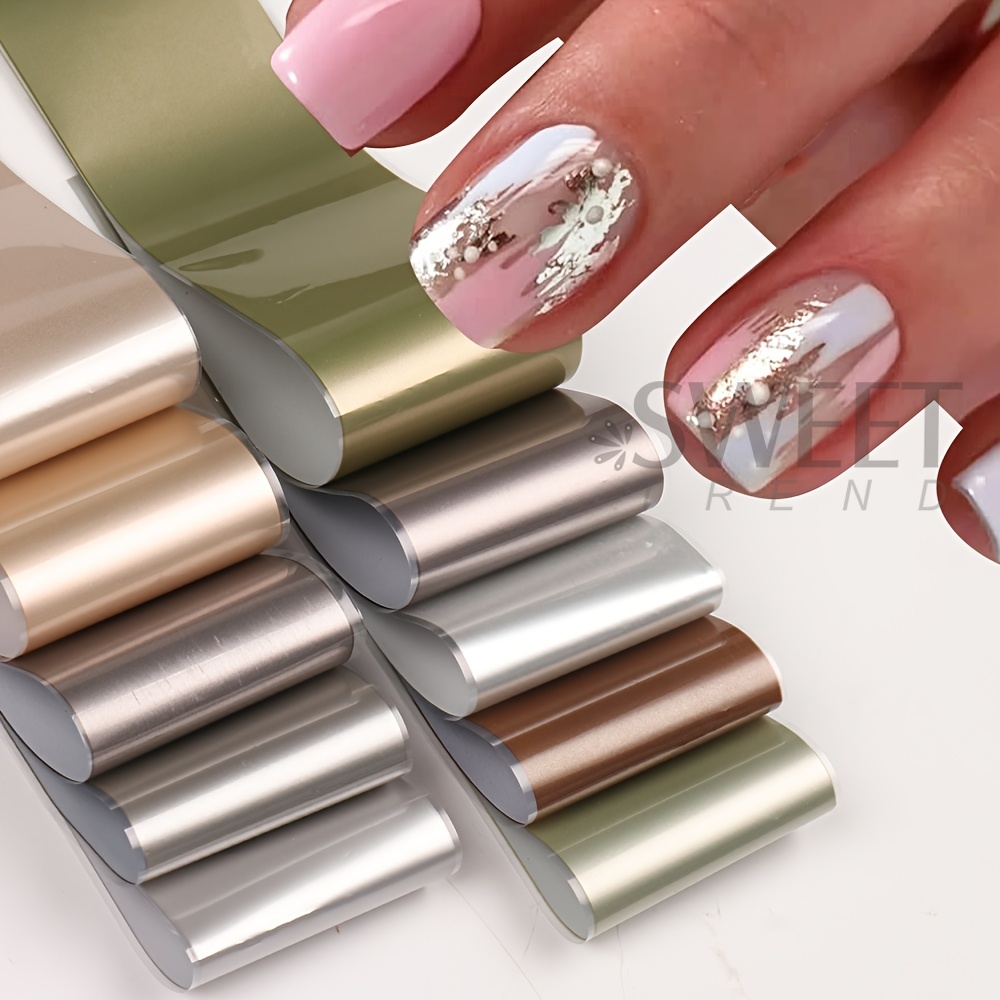 10 Tipos de Adesivos Metálicos - Gold Foil Flakes avaliação e preço