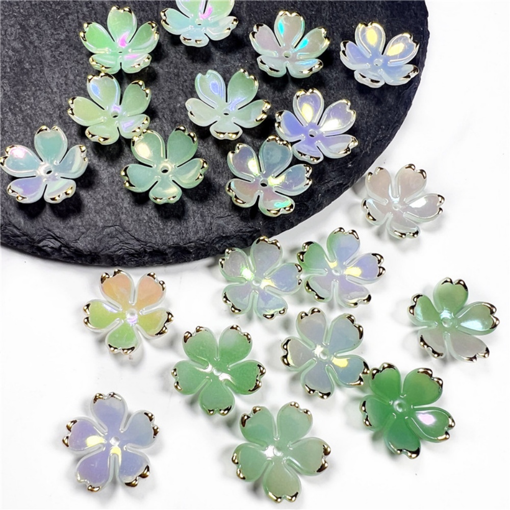 50 peças/lote 19mm Contas de A - Flower Preservation Resin avaliação e preço