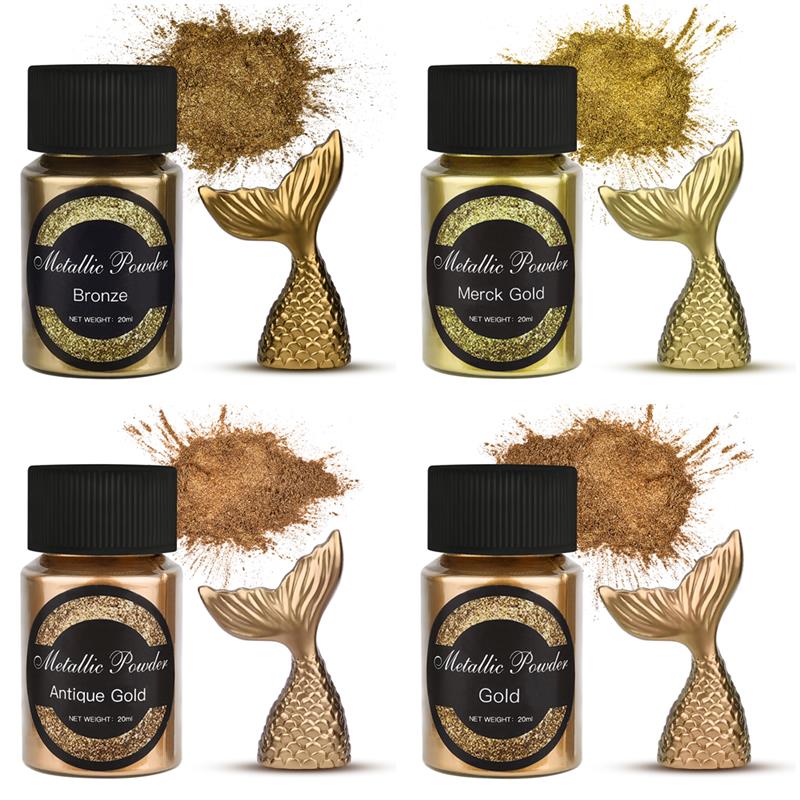 20 ml shimmer metálico ouro pr - Resin Pigment Set avaliação e preço