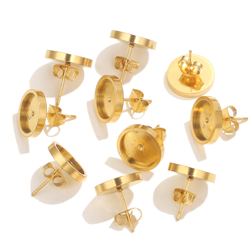 10 pçs de aço inoxidável ouro  - Resin Craft Projects avaliação e preço