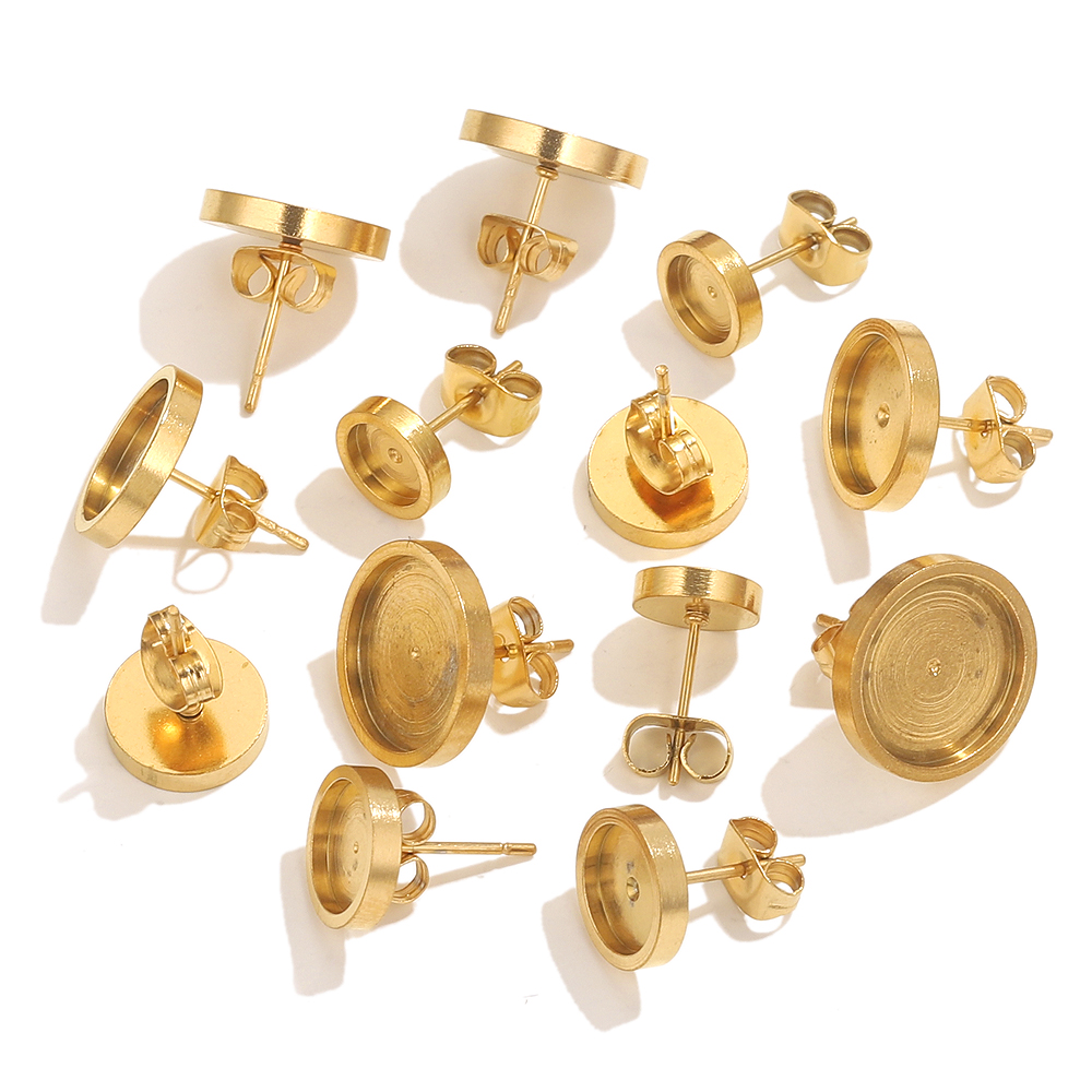 10 pçs de aço inoxidável ouro  - Resin Craft Projects avaliação e preço